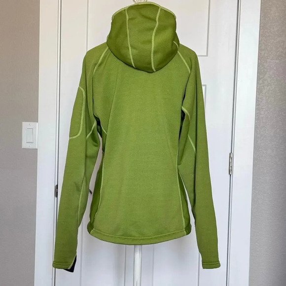 REI Ladro Polartec Hooded Full Zip Jacket Women's Size M Green - Picture 2 of 10